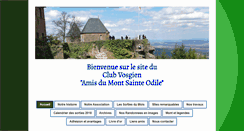 Desktop Screenshot of clubvosgien-amis-mont-sainte-odile.com