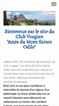 Mobile Screenshot of clubvosgien-amis-mont-sainte-odile.com